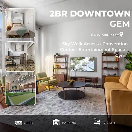 Appartamento 2Br Downtown Gem - Sleeps 7 - Convention Center